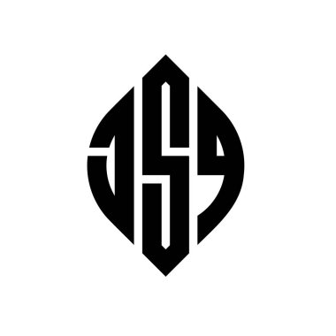 Daire ve elips şekilli JSQ daire harf logosu tasarımı. Tipografik biçimli JSQ elips harfleri. Üç baş harf daire şeklinde bir logo oluşturuyor. JSQ Çember Amblemi Soyut Monogram Harf İşaretleyici Vektörü.