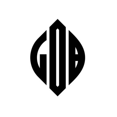 Daire ve elips şekilli LDB daire harf logosu tasarımı. Typographic tarzında LDB elips harfleri. Üç baş harf daire şeklinde bir logo oluşturuyor. LDB Çemberi Amblemi Soyut Monogram Harf İşaretleyici Vektörü.