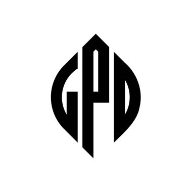 LPD daire harf logosu dizaynı. Çember ve elips şeklinde. LPD elips harfleri tipografik tarzda. Üç baş harf daire şeklinde bir logo oluşturuyor. LPD Çember Amblemi Soyut Monogram Harf İşaretleme Vektörü.
