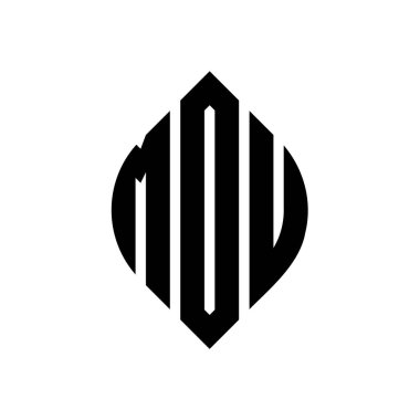 Çember ve elips şekilli MDU harf logosu tasarımı. Tipografik biçimli MDU elips harfleri. Üç baş harf daire şeklinde bir logo oluşturuyor. MDU Çember Amblemi Soyut Monogram Harf İşaretleyici Vektörü.