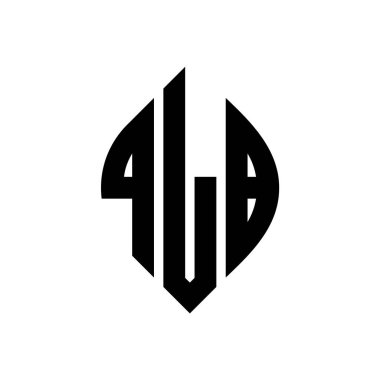 Çember ve elips şekilli QLB daire harf logosu tasarımı. QLB elips harfleri tipografik tarzda. Üç baş harf daire şeklinde bir logo oluşturuyor. QLB Çember Amblemi Soyut Monogram Harf İşaretleyici Vektörü.