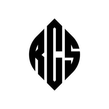 Çember ve elips şekilli RCS daire harf logosu tasarımı. Typographic tarzında RCS elips harfleri. Üç baş harf daire şeklinde bir logo oluşturuyor. RCS Çember Amblemi Soyut Monogram Harf İşaretleyici Vektörü.
