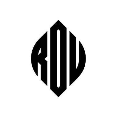 Çember ve elips şekilli RDU daire harf logosu tasarımı. RDU elips harfleri tipografik tarzda. Üç baş harf daire şeklinde bir logo oluşturuyor. RDU Çember Amblemi Soyut Monogram Harf İşaretleyici Vektörü.