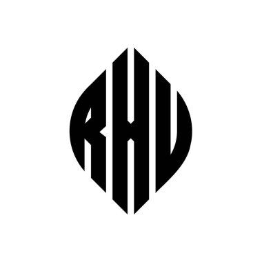 Çember ve elips şekilli RXU daire harf logosu tasarımı. RXU elips harfleri tipografik tarzda. Üç baş harf daire şeklinde bir logo oluşturuyor. RXU Çember Amblemi Soyut Monogram Harf İşaretleyici Vektörü.