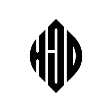 Çember ve elips şekilli XJO daire harf logosu tasarımı. Tipografik tarzda XJO elips harfleri. Üç baş harf daire şeklinde bir logo oluşturuyor. XJO Çember Amblemi Soyut Monogram Harf İşaretleyici Vektörü.