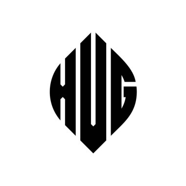 Çember ve elips şekilli XVG daire harf logosu tasarımı. Tipografik tarzda XVG elips harfleri. Üç baş harf daire şeklinde bir logo oluşturuyor. XVG Çember Amblemi Soyut Monogram Harf İşaretleyici Vektörü.