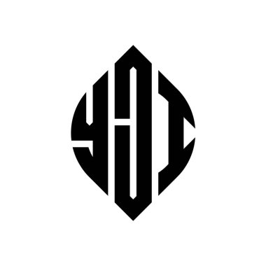 Çember ve elips şekilli YJI daire harf logosu tasarımı. YJI elips harfleri tipografik tarzda. Üç baş harf daire şeklinde bir logo oluşturuyor. YJI Çember Amblemi Soyut Monogram Harf İşaretleme Vektörü.