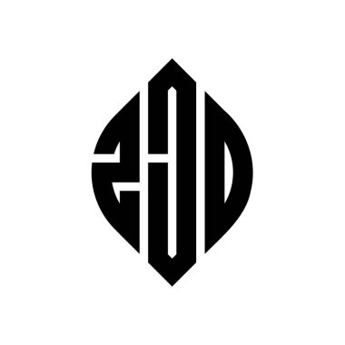 Daire ve elips şekilli ZJO daire harf logosu tasarımı. Typographic tarzında ZJO elips harfleri. Üç baş harf daire şeklinde bir logo oluşturuyor. ZJO Çember Amblemi Soyut Monogram Harf İşaretleyici Vektörü.