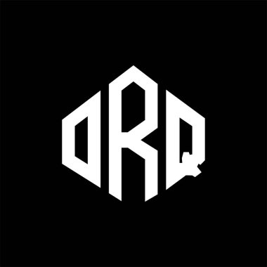 ORQ letter logo design with polygon shape. ORQ polygon and cube shape logo design. ORQ hexagon vector logo template white and black colors. ORQ monogram, business and real estate logo.