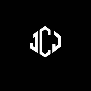 JCJ letter logo design with polygon shape. JCJ polygon and cube shape logo design. JCJ hexagon vector logo template white and black colors. JCJ monogram, business and real estate logo.