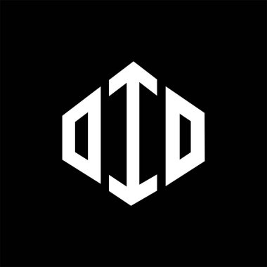 OIO letter logo design with polygon shape. OIO polygon and cube shape logo design. OIO hexagon vector logo template white and black colors. OIO monogram, business and real estate logo.