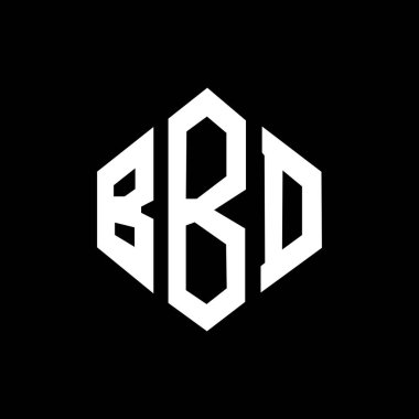BBD letter logo design with polygon shape. BBD polygon and cube shape logo design. BBD hexagon vector logo template white and black colors. BBD monogram, business and real estate logo.