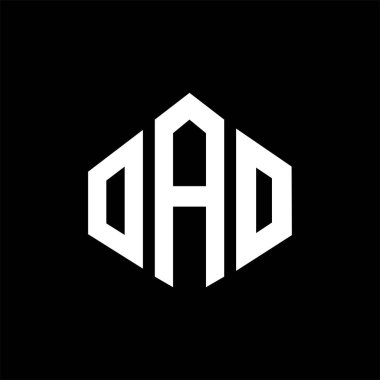 OAO letter logo design with polygon shape. OAO polygon and cube shape logo design. OAO hexagon vector logo template white and black colors. OAO monogram, business and real estate logo.
