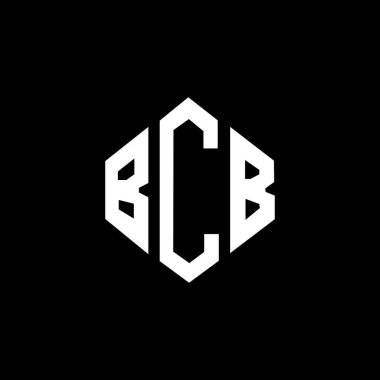 BCB letter logo design with polygon shape. BCB polygon and cube shape logo design. BCB hexagon vector logo template white and black colors. BCB monogram, business and real estate logo.
