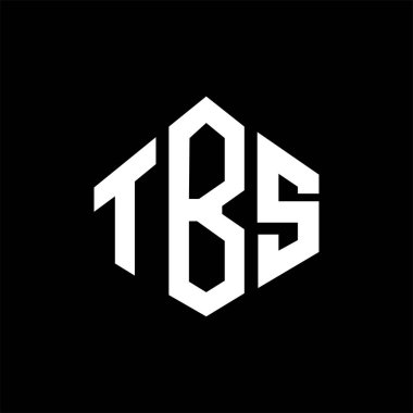 TBS letter logo design with polygon shape. TBS polygon and cube shape logo design. TBS hexagon vector logo template white and black colors. TBS monogram, business and real estate logo.