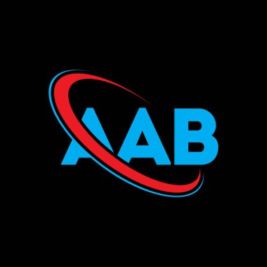 AAB logo. AAB letter. AAB letter logo design. Intitials AAB logo linked with circle and uppercase monogram logo. AAB typography for technology, business and real estate brand.
