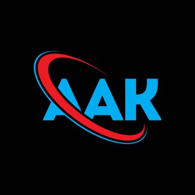 AAK logo. AAK letter. AAK letter logo design. Intitials AAK logo linked with circle and uppercase monogram logo. AAK typography for technology, business and real estate brand.