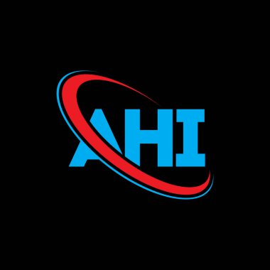 AHI logo. AHI letter. AHI letter logo design. Initials AHI logo linked with circle and uppercase monogram logo. AHI typography for technology, business and real estate brand.