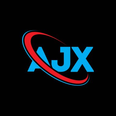 AJX logo. AJX letter. AJX letter logo design. Initials AJX logo linked with circle and uppercase monogram logo. AJX typography for technology, business and real estate brand.