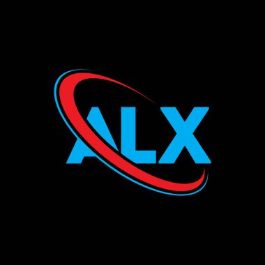 ALX logo. ALX letter. ALX letter logo design. Initials ALX logo linked with circle and uppercase monogram logo. ALX typography for technology, business and real estate brand.