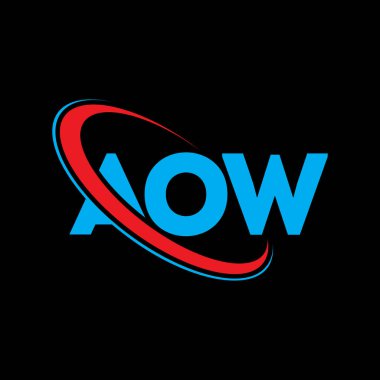 AOW logo. AOW letter. AOW letter logo design. Initials AOW logo linked with circle and uppercase monogram logo. AOW typography for technology, business and real estate brand.