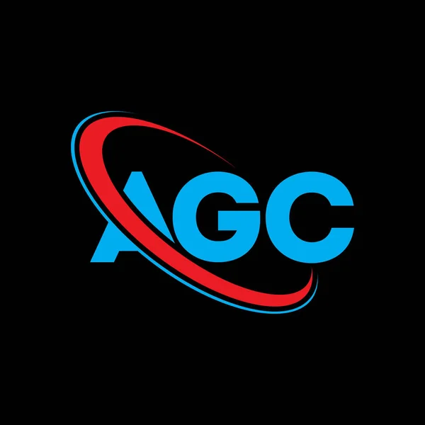 Agc Logo Agc Brief Agc Logo Ontwerp Initialen Agc Logo — Stockvector