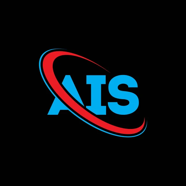 Ais Logo Ais Letter Ais Letter Logo Design Initials Ais — Stockvektor