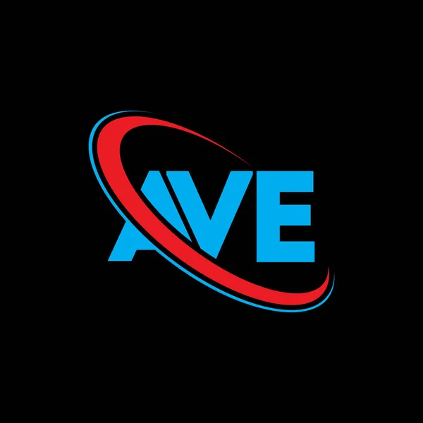 Logo Ave Carta Ave Diseño Del Logotipo Letra Ave Logotipo — Archivo Imágenes Vectoriales
