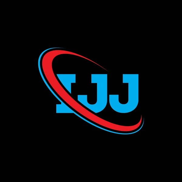 Λογότυπο Ijj Ijj Γράμμα Σχεδιασμός Λογοτύπου Ijj Αρχικά Λογότυπο Ijj — Διανυσματικό Αρχείο