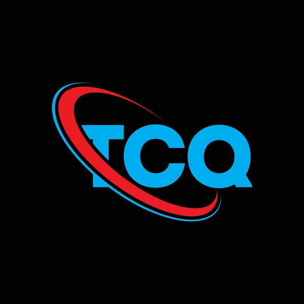 Logo Tcq Carta Del Tcq Diseño Del Logotipo Letra Tcq — Archivo Imágenes Vectoriales