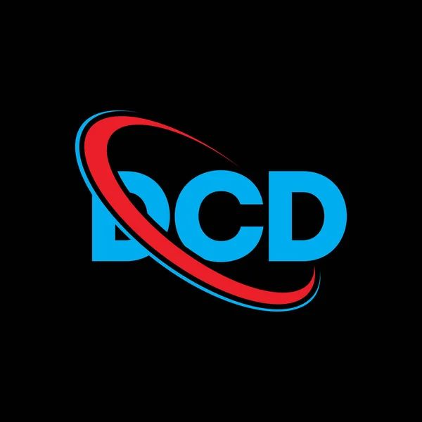 Logotipo Dcd Carta Dcd Design Logotipo Letra Dcd Iniciais Logotipo — Vetor de Stock
