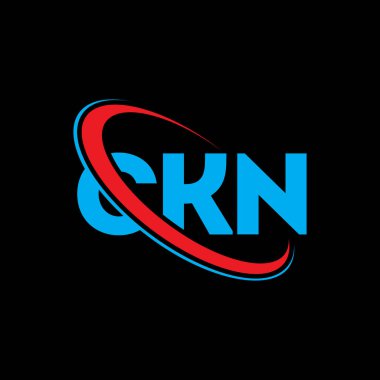 CKN logosu. CKN mektubu. CKN harf logosu tasarımı. Çember ve büyük harfli monogram logosuyla birleştirilmiş CKN logosu. Teknoloji, iş ve emlak markası için CKN tipografisi.