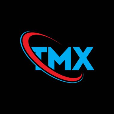 TMX logosu. TMX mektubu. TMX mektup logosu tasarımı. Çember ve büyük harfli monogram logosuna bağlı TMX logosu. Teknoloji, iş ve emlak markası için TMX tipografisi.