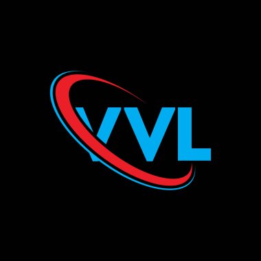 VVL logosu. VVL harfi. VVL harf logosu tasarımı. Çember ve büyük harfli monogram logosuna bağlı VVL logosu. Teknoloji, iş ve emlak markası için VVL tipografisi.