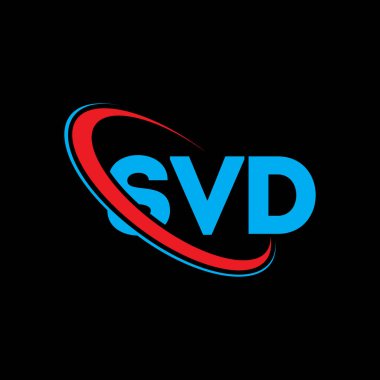 SVD logosu. SVD mektubu. SVD harf logosu tasarımı. Çember ve büyük harfli monogram logosuna bağlı ilk SVD logosu. Teknoloji, iş ve emlak markası için SVD tipografisi.