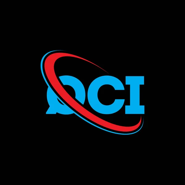 Logo Qci Carta Qci Diseño Del Logotipo Letra Qci Logotipo — Archivo Imágenes Vectoriales