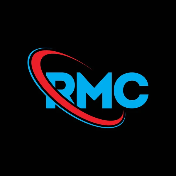 Logo Rmc Carta Rmc Diseño Del Logotipo Letra Rmc Logotipo — Vector de stock