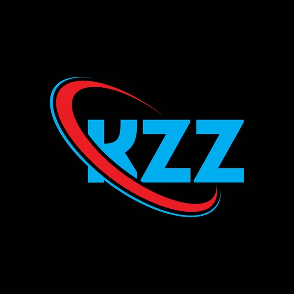Kzz Logo Kzz Brief Kzz Buchstabe Logo Design Initialen Kzz — Stockvektor