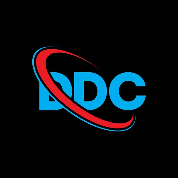 Ddc Logo Ddc Letter Ddc Letter Logo Design Initials Ddc — Stock Vector