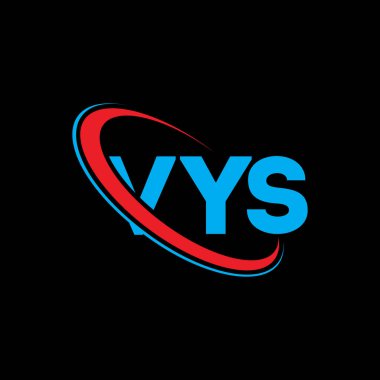 VYS logosu. VYS mektubu. VYS harfi logo tasarımı. Daire ve büyük harfli monogram logosuna bağlı VYS logosu. Teknoloji, iş ve emlak markası için VYS tipografisi.
