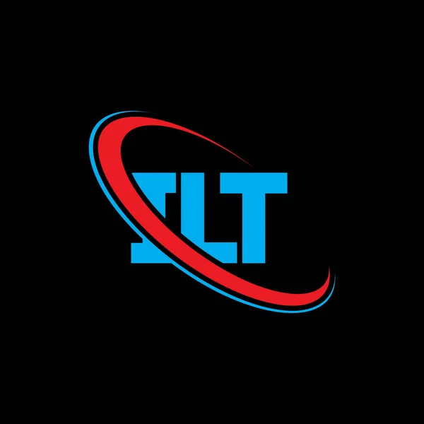 Ilt Logo Ilt Brief Ilt Logo Ontwerp Initialen Ilt Logo — Stockvector