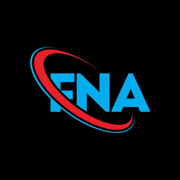 Logo Fna Carta Fna Diseño Del Logotipo Letra Fna Logo — Vector de stock