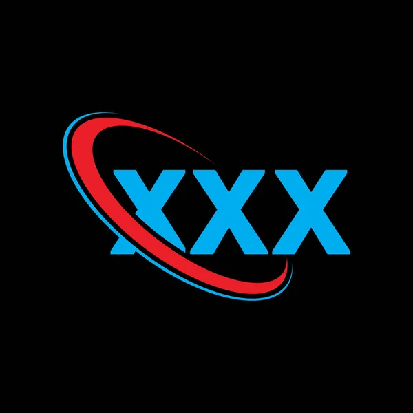 Logo Xxx Xxx Carta Xxx Diseño Del Logotipo Letra Logo — Vector de stock