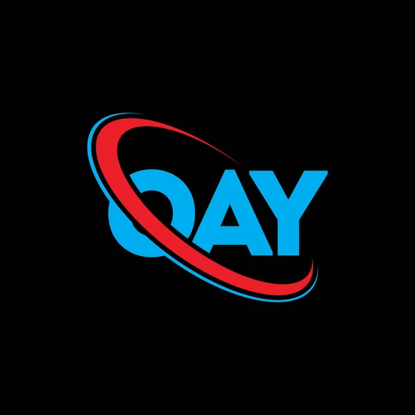 Λογότυπο Oay Γράμμα Oay Σχεδιασμός Λογότυπου Oay Αρχικό Λογότυπο Oay — Διανυσματικό Αρχείο