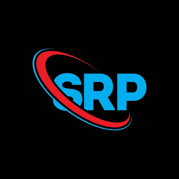 Logo Srp Carta Srp Diseño Del Logotipo Letra Srp Inicial — Vector de stock