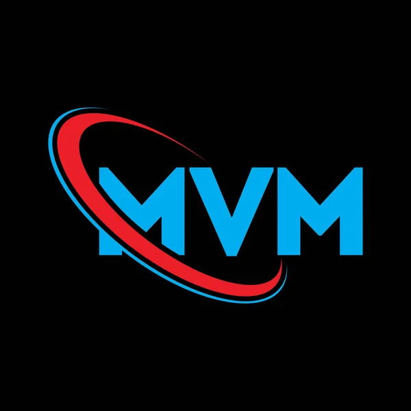Logotipo Mvm Carta Mvm Design Logotipo Carta Mvm Iniciais Logotipo — Vetor de Stock