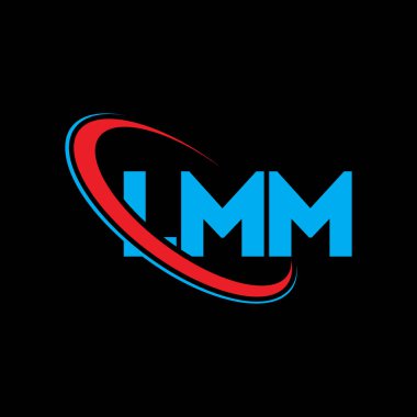 LMM logosu. LMM mektubu. LMM mektup logosu tasarımı. Çember ve büyük harfli monogram logosuna bağlı ilk LMM logosu. Teknoloji, iş ve emlak markası için LMM tipografisi.