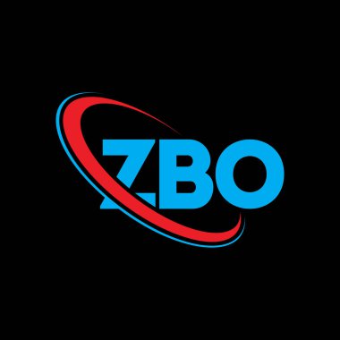 ZBO logosu. ZBO mektubu. ZBO harf logosu tasarımı. Çember ve büyük harfli monogram logosuna bağlı baş harfler ZBO. Teknoloji, iş ve emlak markası için ZBO tipografisi.