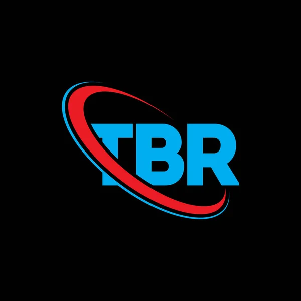 Logo Tbr Tbr Dopis Návrh Loga Tbr Iniciály Tbr Logo — Stockový vektor
