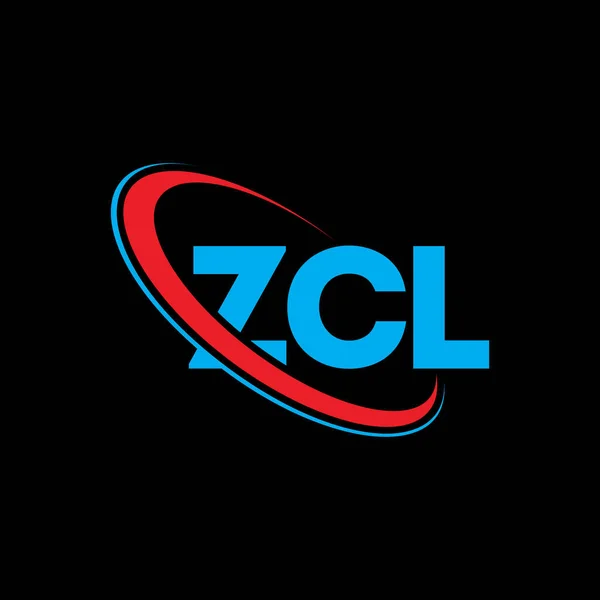 Zcl标志 Zcl信Zcl字母标识设计 首字母Zcl标识与圆圈和大写字母标识链接 Zcl技术 商业和房地产品牌排版 — 图库矢量图片